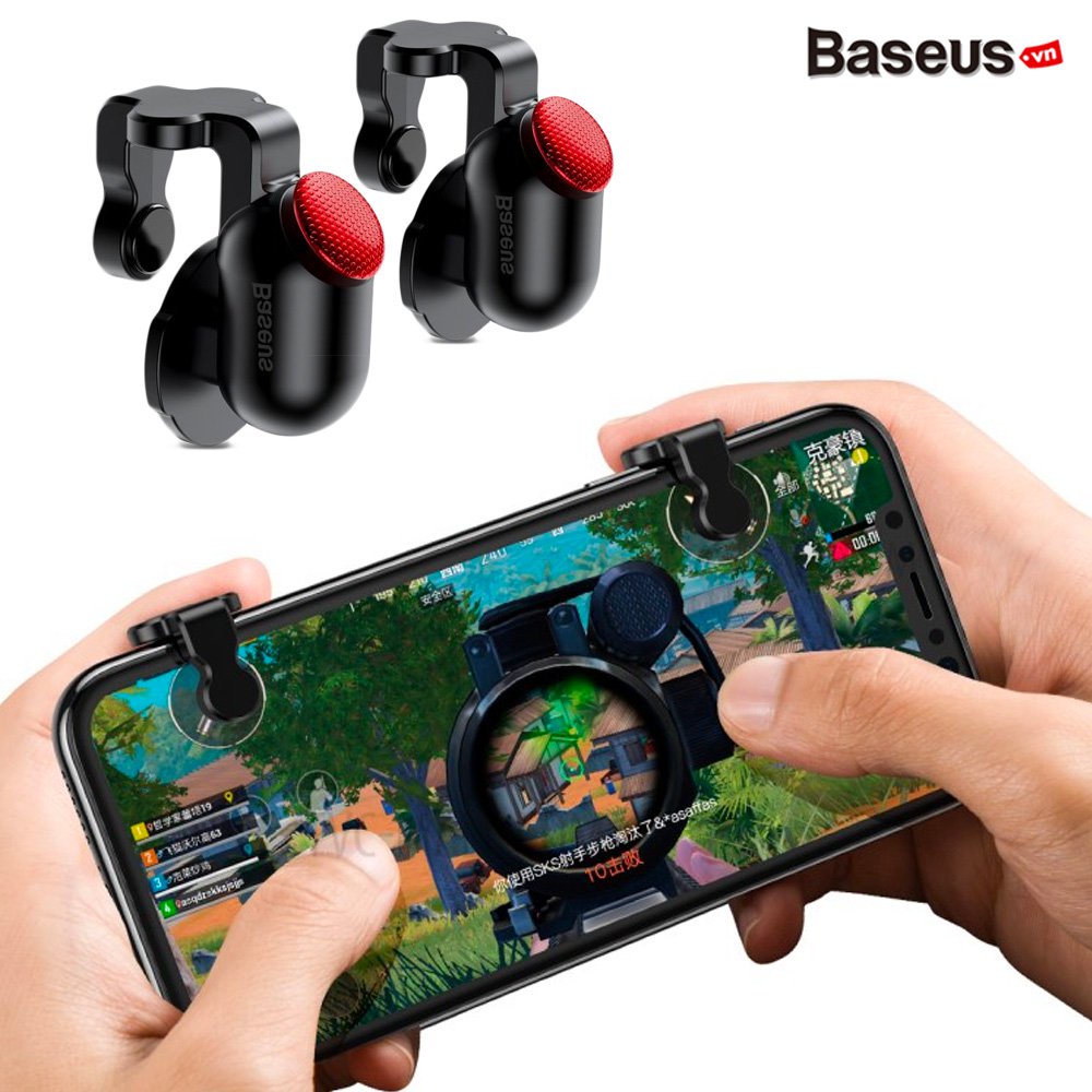 Bộ 2 nút bắn PUBG Mobile - Call of duty chính hãng Baseus B7