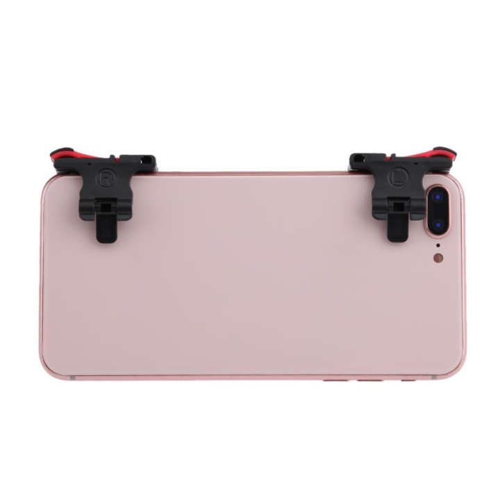 Bộ 2 nút bắn PUBG FF  Call of duty - D9 - Nền đen viền đỏ bắn êm ái