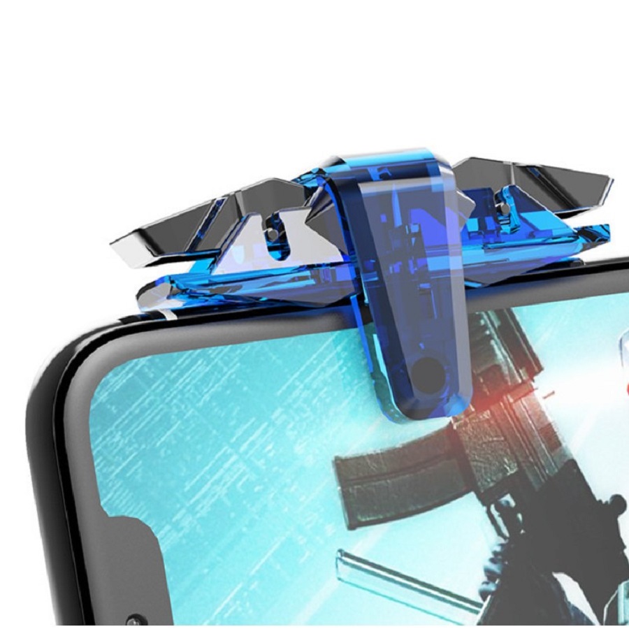 Bộ 2 nút bắn chơi game X7 kim loại hỗ trợ chơi game PUPG MOBILE ROS MOBILE