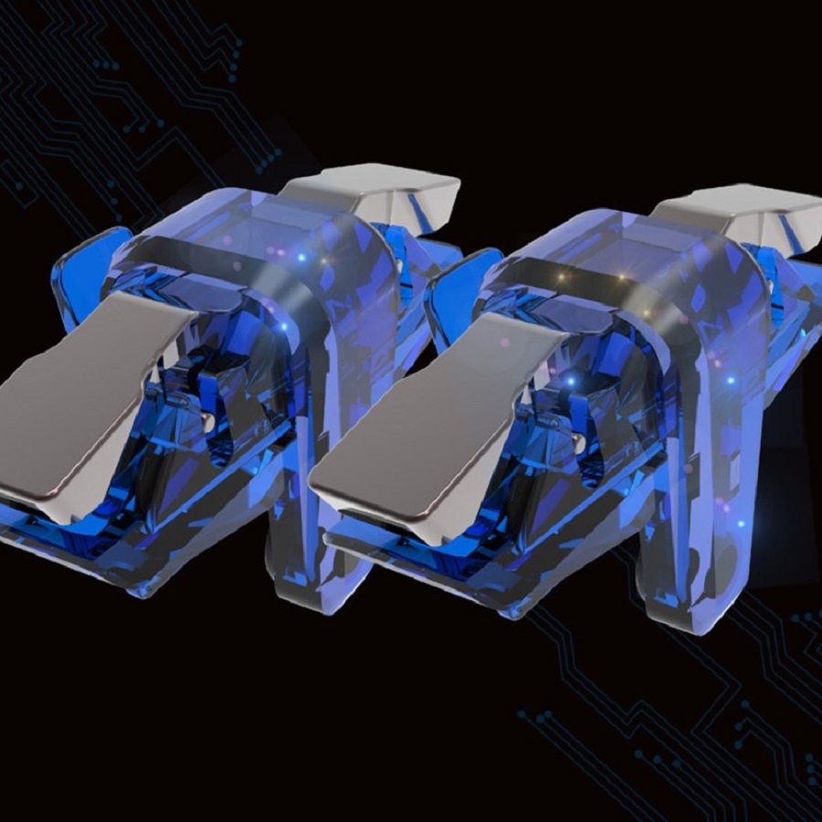 Bộ 2 nút bắn chơi game X7 kim loại hỗ trợ chơi game PUPG MOBILE ROS MOBILE