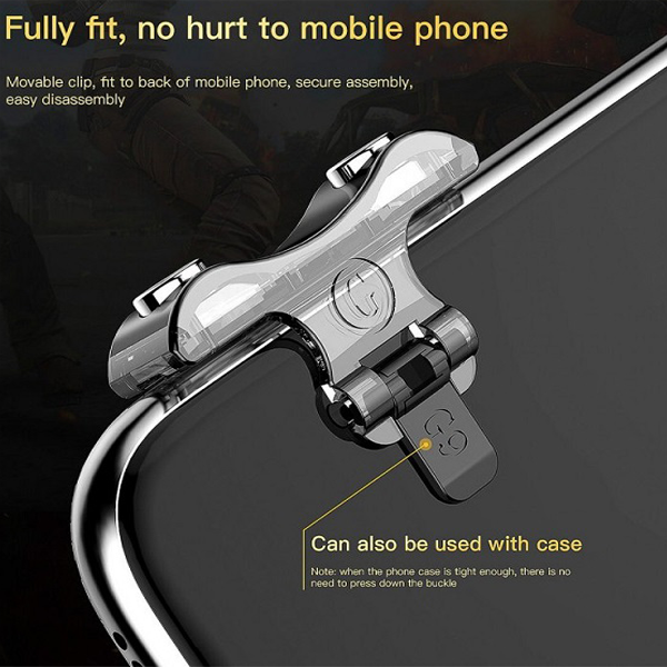 Nút hỗ trợ bắn G-Point Free Fire - Call of duty -Baseus G9 - Tặng chảo PUBG