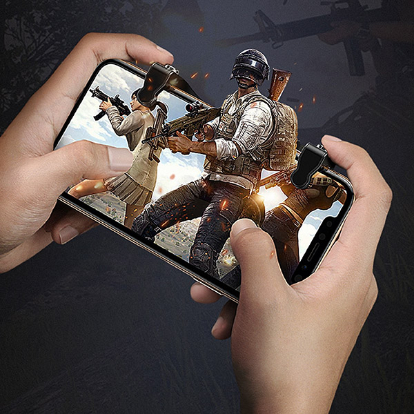 Tay Cầm Chơi Game PUBG Mobile -Call of duty Có Quạt Tản Nhiệt Baseus BB002 - Dung lượng pin 500mAh