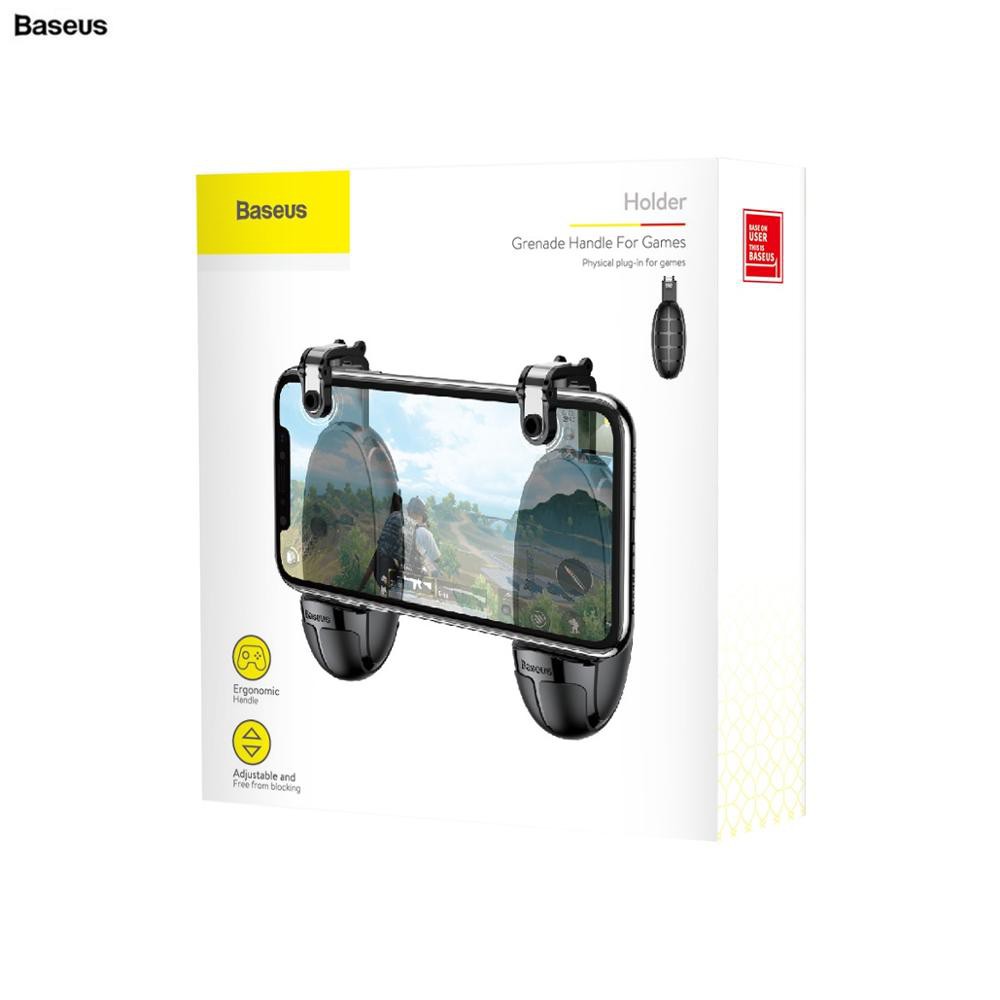 Tay kẹp giá đỡ chơi game cho điện thoại chính hãng Baseus B3 - Có nút bắn cơ chơi game Call of Duty