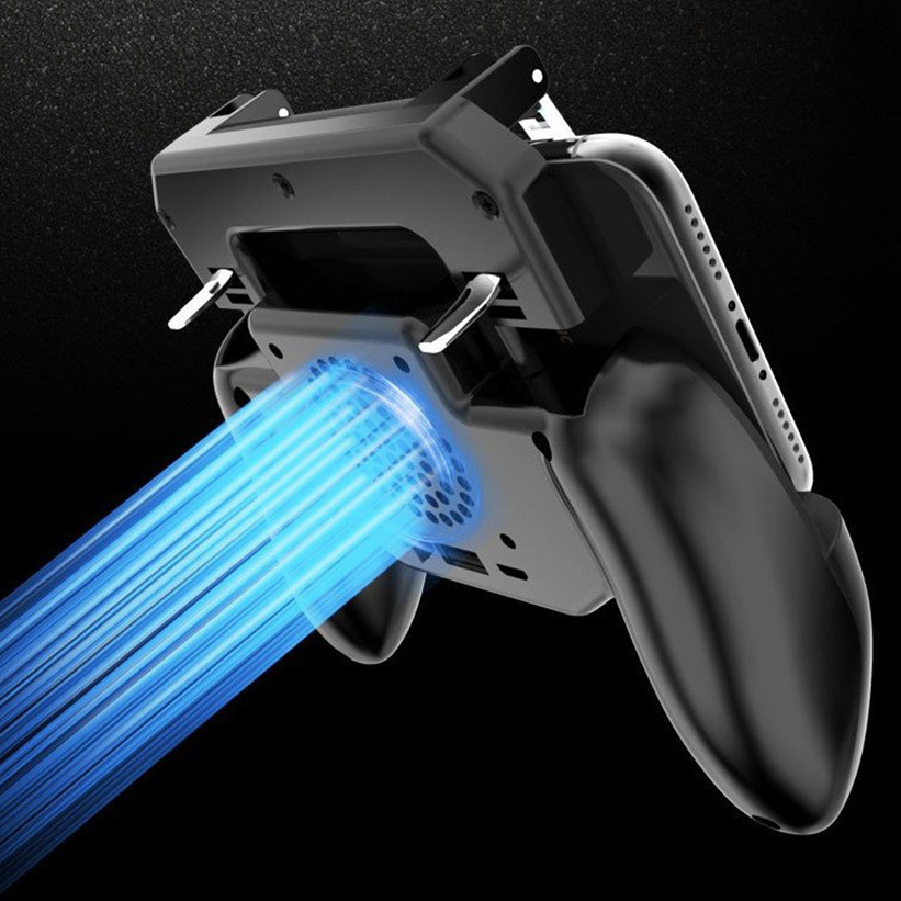 Tay kẹp nút bắn chơi game có quạt H5.0