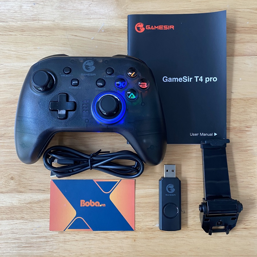 Gamepad cho điện thoại Gamesir T4 Pro Wireless chơi trực tiếp qua bộ thu USB Receiver