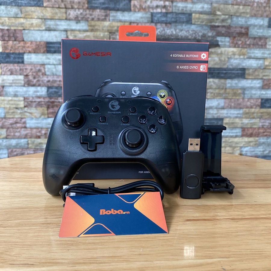 Gamepad cho điện thoại Gamesir T4 Pro Wireless chơi trực tiếp qua bộ thu USB Receiver