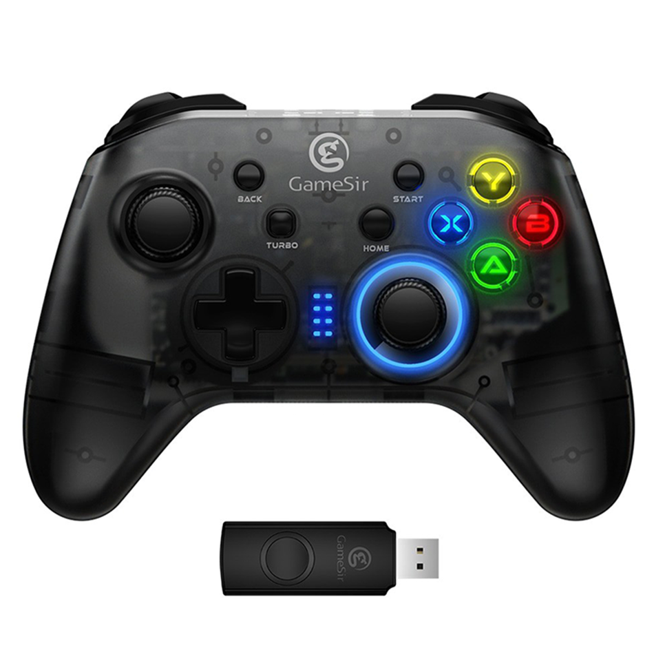 Gamepad cho điện thoại Gamesir T4 Pro Wireless chơi trực tiếp qua bộ thu USB Receiver