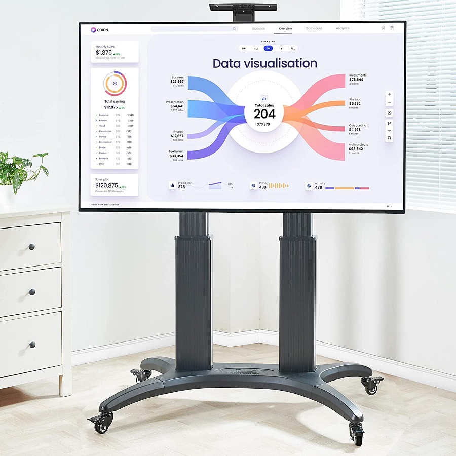 Giá Treo Tivi Di Động NB AVF1800-70-1P 55 - 80"