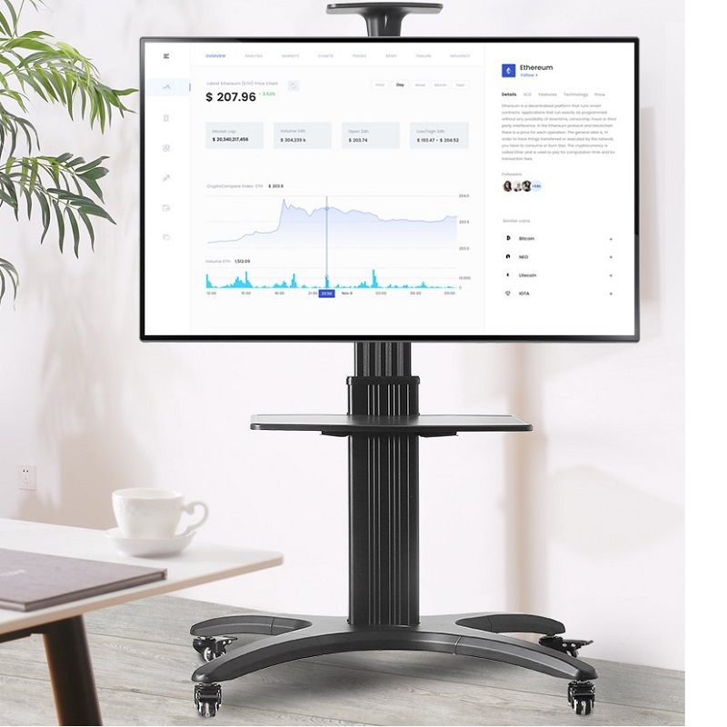 Cột treo tivi di động AVF1500 (32 - 65 inch) - Hợp kim nhôm Hàng nhập khẩu