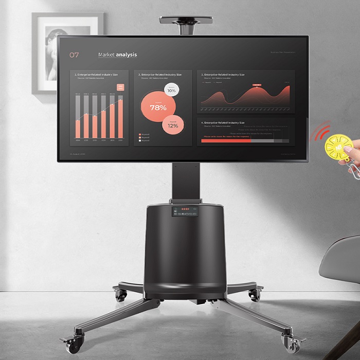 Giá để tivi di động NB TW85 nâng hạ tự động