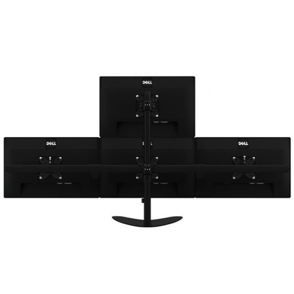 Giá treo 4 màn hình Dektop LCD S4VH (14 - 24 inch) - Nhập Khẩu không bắt vít