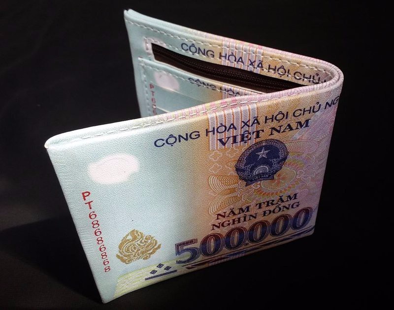 Ví nam hình tiền
