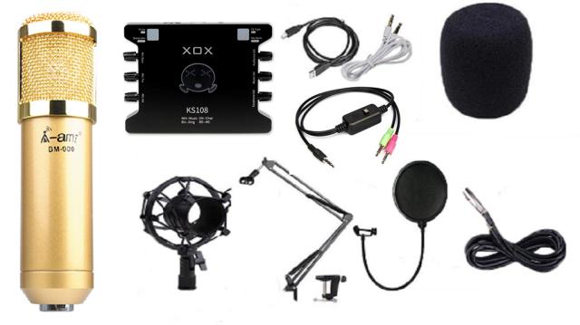 Đầu tư dàn soundcard mic thu âm dưới 2 triệu đồng cực chất hát karaoke trên Laptop