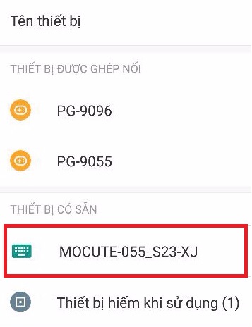 HƯỚNG DẪN SỬ DỤNG MOCUTE 055 ANDROID