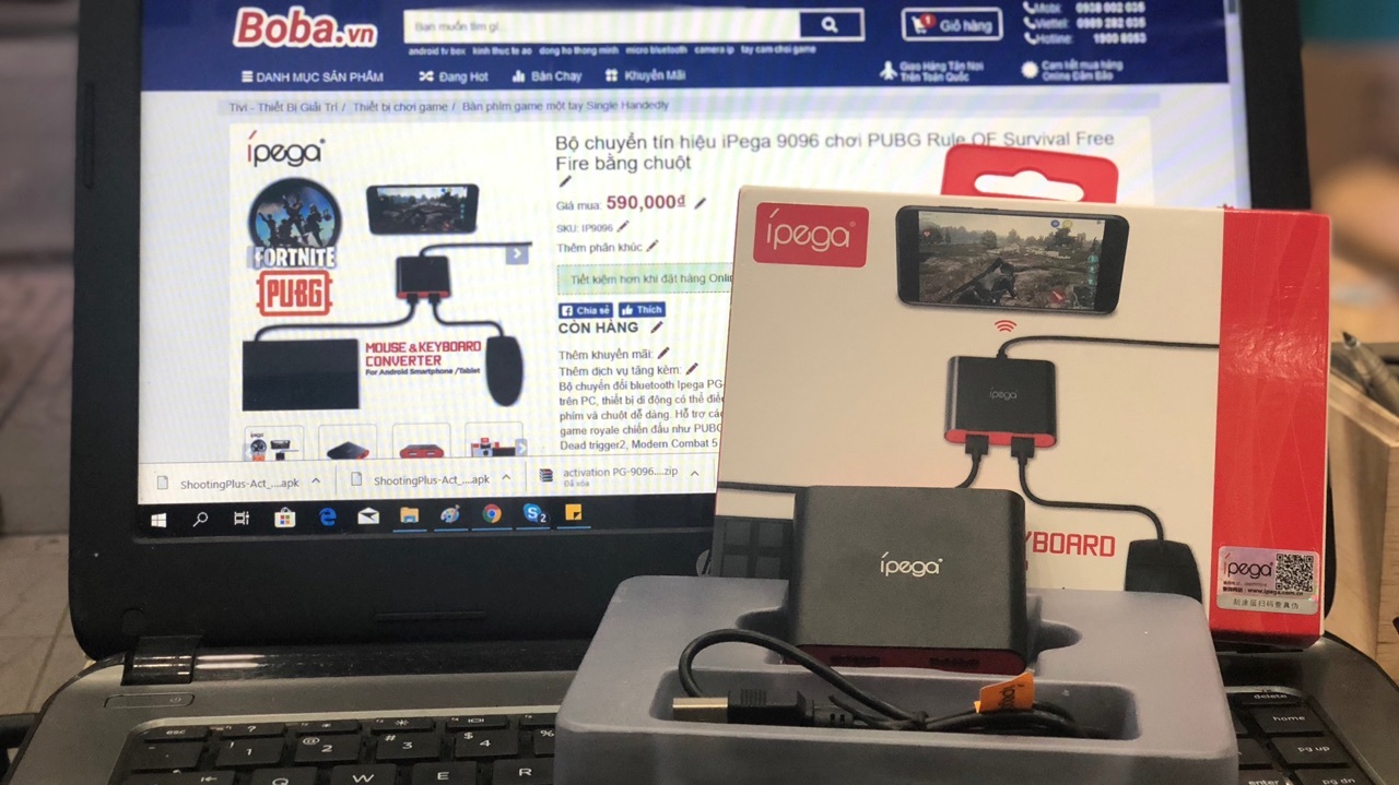 Hướng dẫn sử dụng tay game Ipega 9096