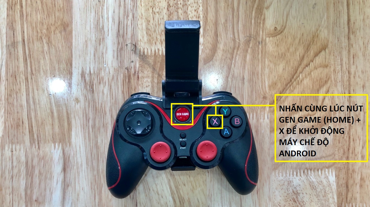hướng dẫn sử dụng chơi game cho tay game bluetooth Terios T3 với điện thoại android