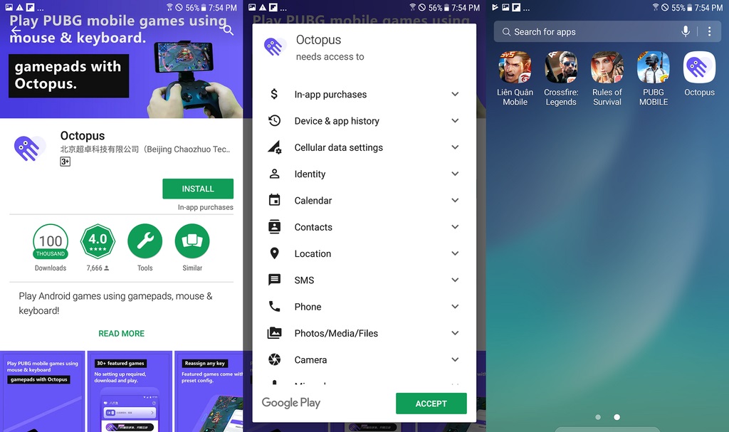 [NO ROOT] Map phím tay game cho điện thoại cực dễ với ứng dụng OCTOPUS