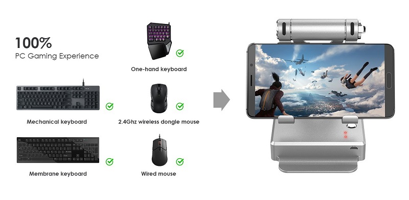 GameSir X1 BattleDock - Công cụ đắc lực để trở thành Master game PUBG