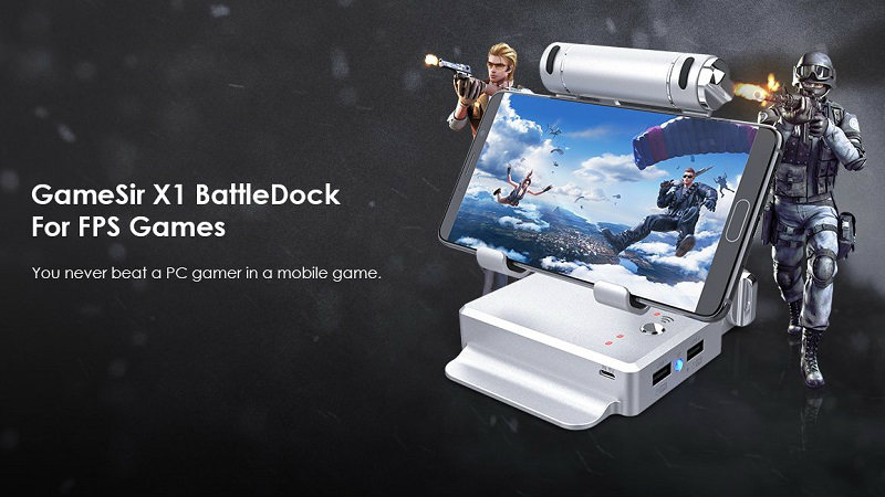 GameSir X1 BattleDock - Công cụ đắc lực để trở thành Master game PUBG