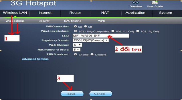 Hướng dẫn sử dụng và đổi mật khẩu bộ phát wifi 3G WU711 siêu nhỏ