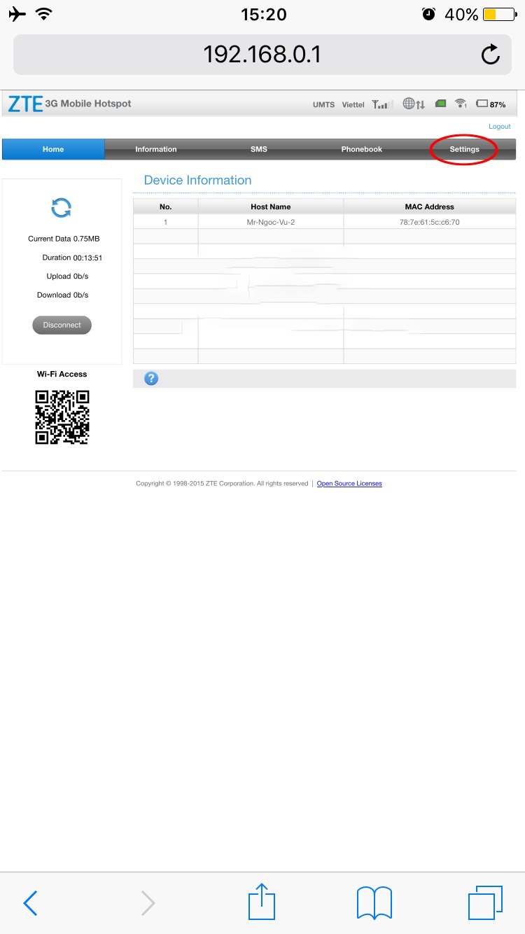 Hướng dẫn sử dụng và đổi mật khẩu bộ phát wifi 4G di động ZTE MF65