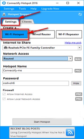 Cách phát wifi từ latop win 8 bằng phần mềm và bằng lệnh cmd trong win 8 cực đơn giản