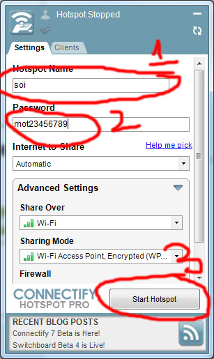 Cách phát wifi từ latop win 8 bằng phần mềm và bằng lệnh cmd trong win 8 cực đơn giản